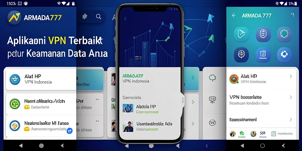Tampilan antarmuka ARMADA777 yang sederhana dan intuitif.