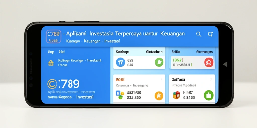 Tampilan antarmuka C789 yang user-friendly untuk investasi.