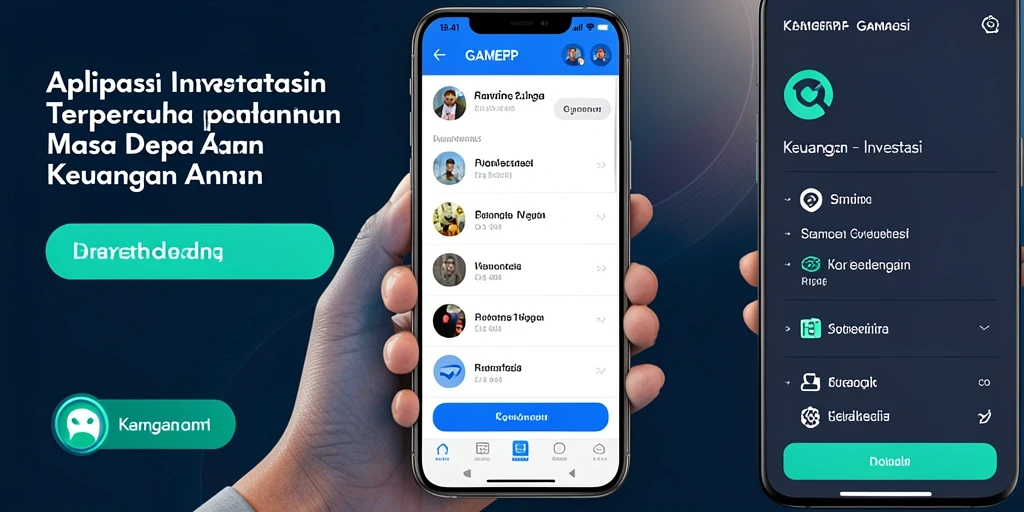 Antarmuka aplikasi GAMERP yang user-friendly dan informatif.