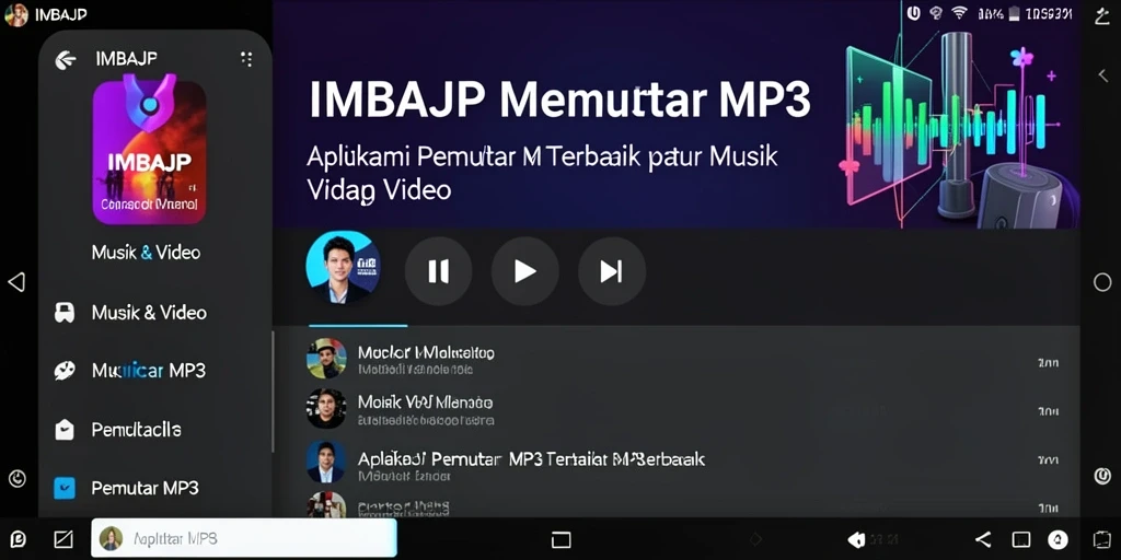 Tampilan antarmuka IMBAJP yang modern dan fungsional.