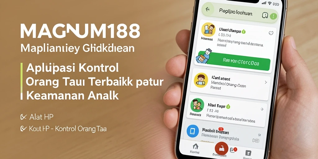 Antarmuka MAGNUM188 yang mudah digunakan untuk kontrol orang tua.