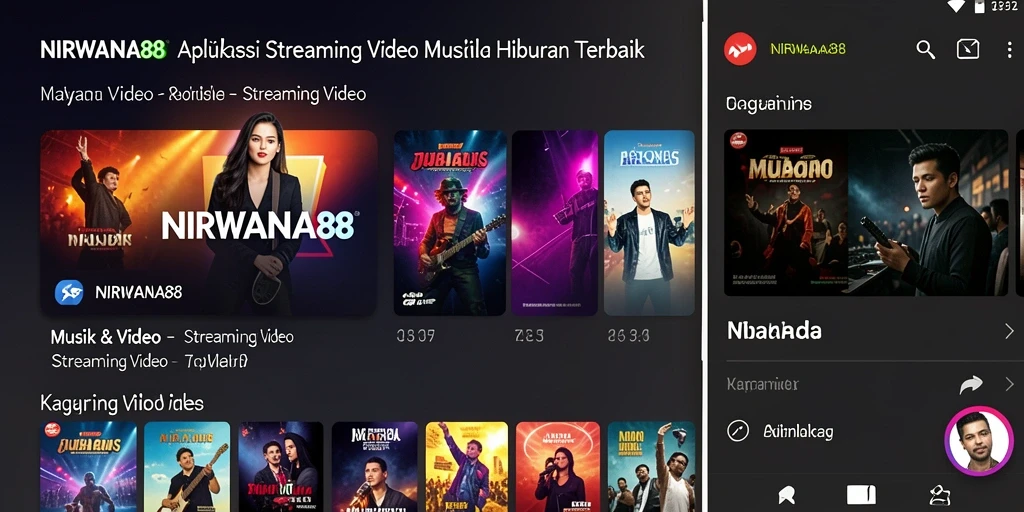 Antarmuka NIRWANA88 yang menarik dan mudah digunakan untuk Streaming Video.