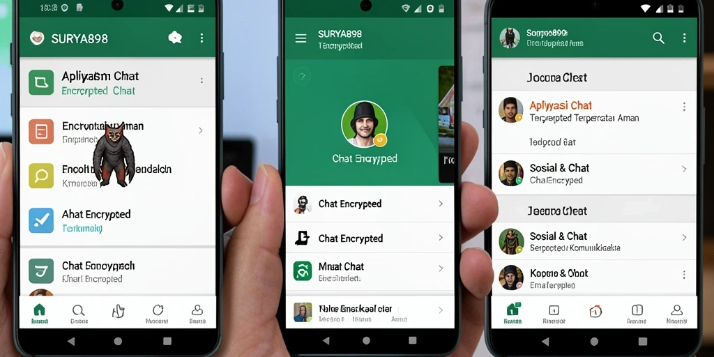 Tampilan antarmuka SURYA898 yang intuitif dan ramah pengguna.