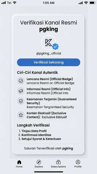 Kanal Resmi PGKing untuk Pengguna Android Indonesia